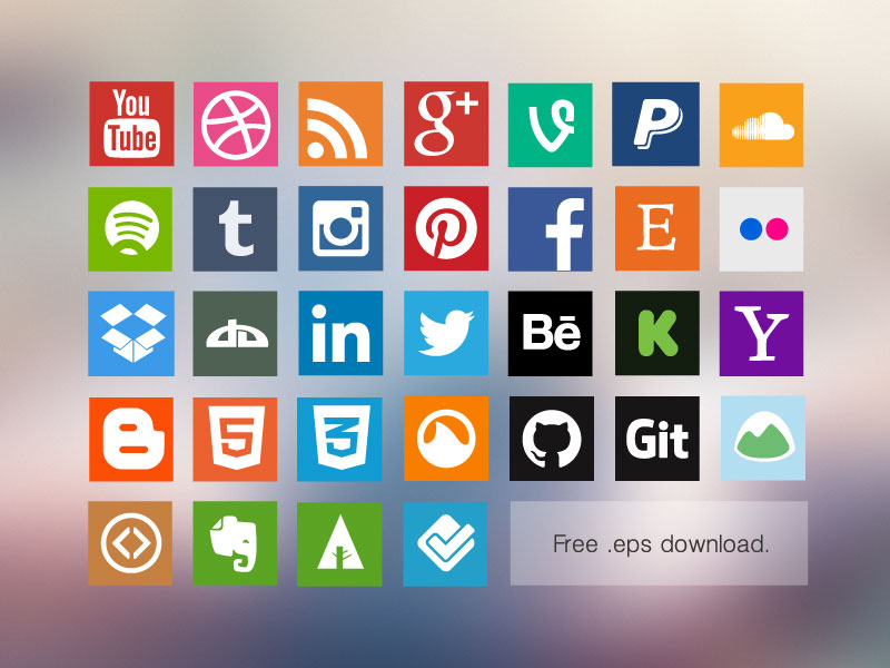 flat iconset
