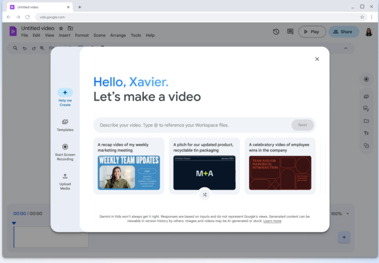 Google vids